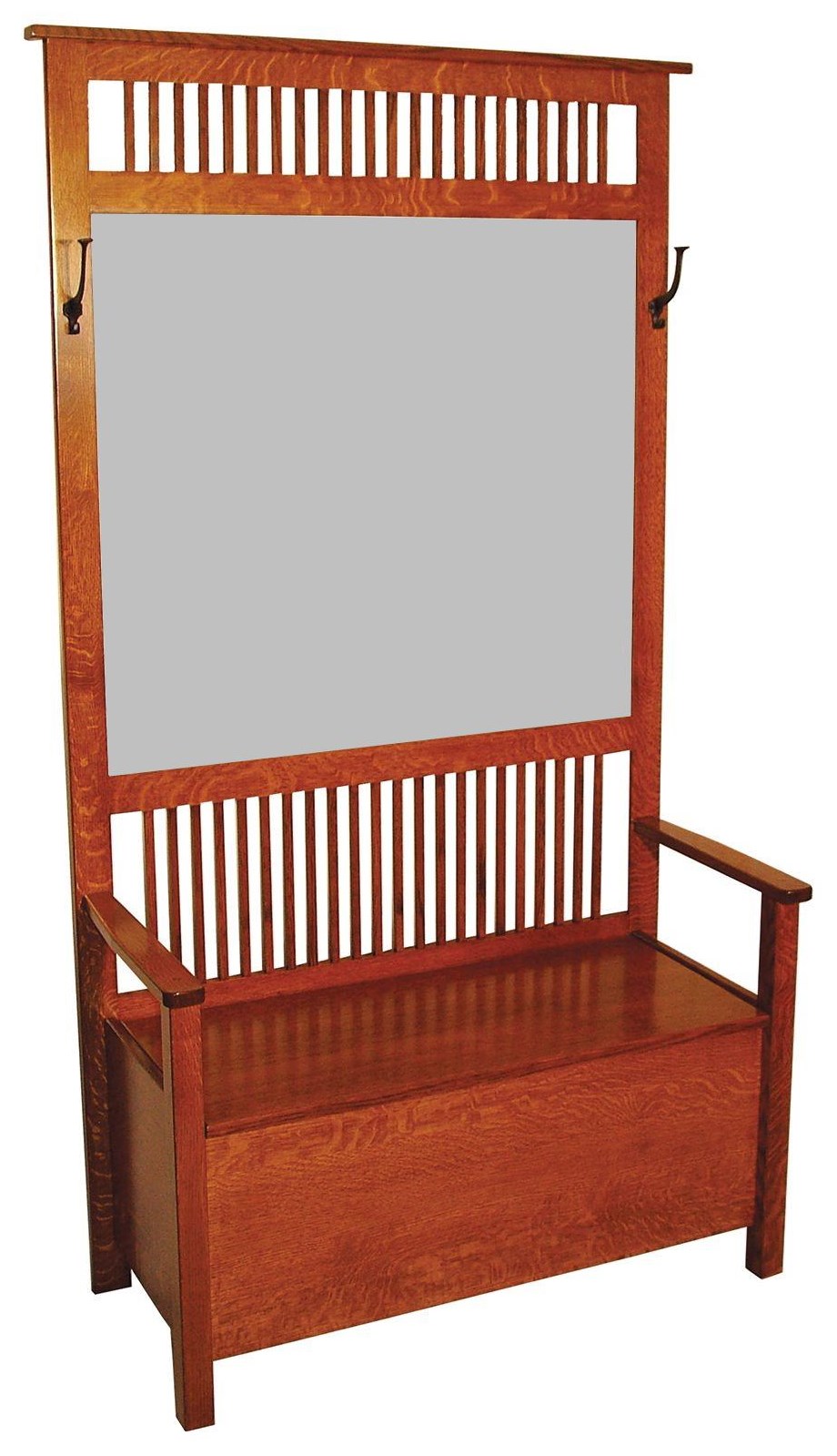 Wayside Custom Furniture Hall Seats FS1051 42" Mission Hall Seat